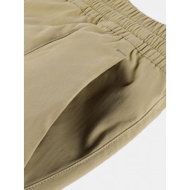 Camel Crown Mens Quick Dry Casual Stretch Drawstring Cargo Pants With Pocket