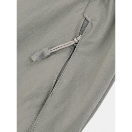 Camel Crown Mens Quick Dry Zipper Pocket Sashes Outdoor Sport Pants