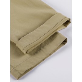 Camel Crown Mens Quick Dry Casual Stretch Drawstring Cargo Pants With Pocket